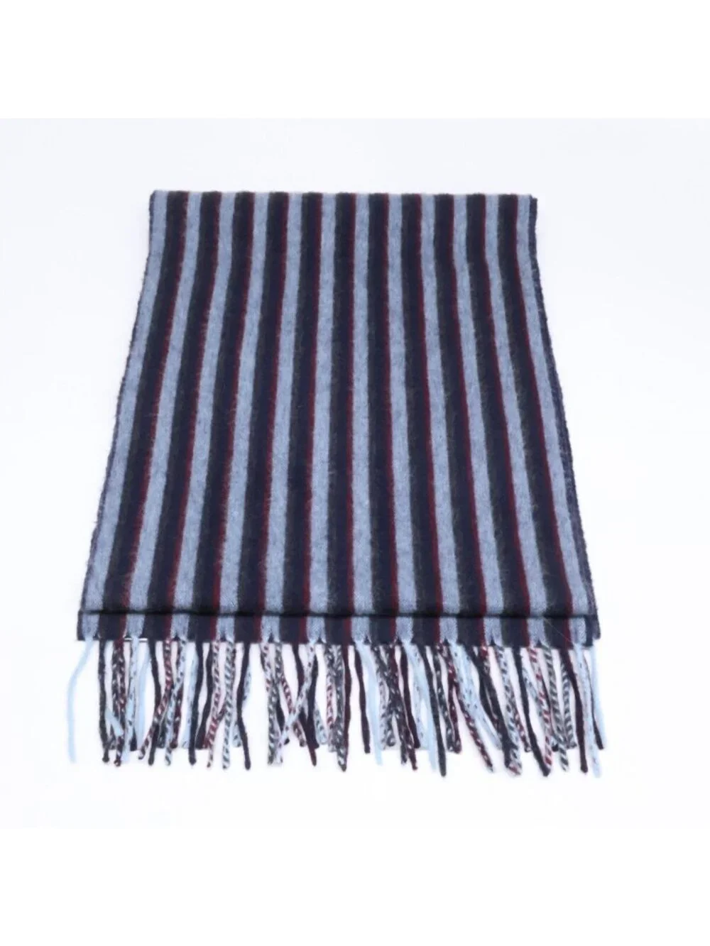 Louis Vuitton Lambswool Cashmere Striped Fringe
